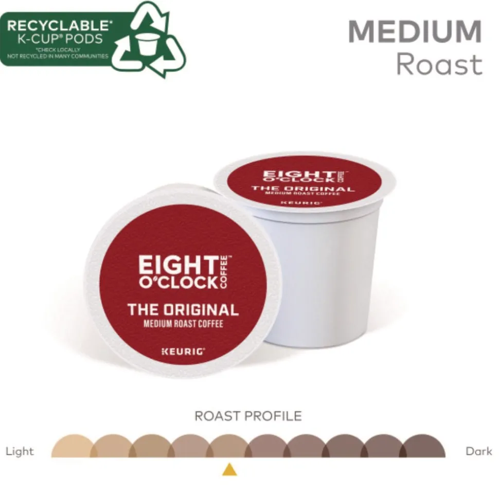 Eight O'Clock 5000356156 Coffee K-Cups - Original (96/Carton)