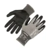 Ergodyne ProFlex 7072 ANSI A7 Nitrile-Coated CR Gloves, Gray, Large, 12 Pairs/Pack