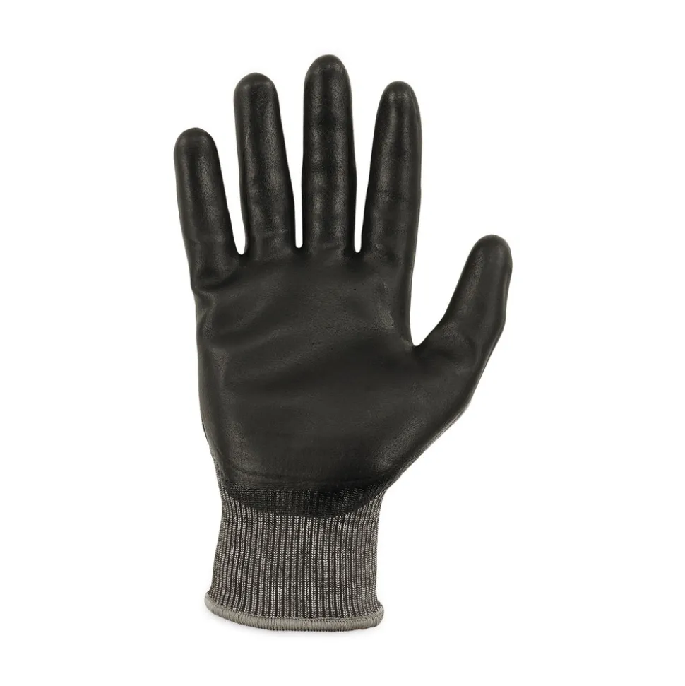 Ergodyne ProFlex 7072 ANSI A7 Nitrile-Coated CR Gloves, Gray, Medium, 12 Pairs/Pack