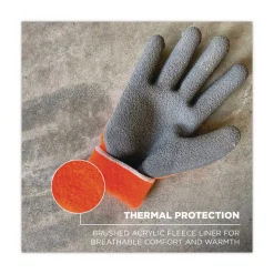 Ergodyne ProFlex 7401 Coated Lightweight Winter Gloves - X-Large Orange (1-Pair)