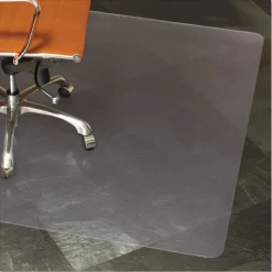 ES Robbins 36 x 48 Natural Origins Chair Mat for Hard Floors - Clear