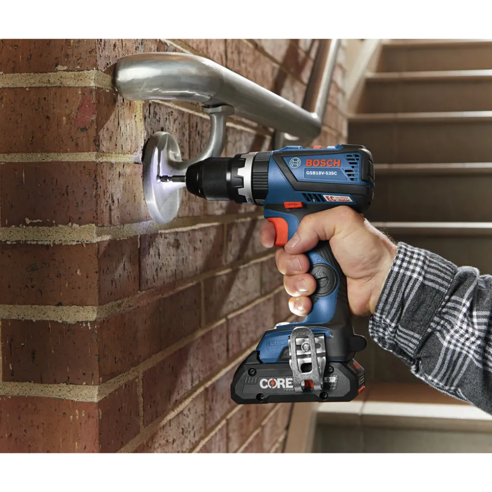 Factory Reconditioned Bosch 18V Lithium-Ion Brushless Freak 1/4 in. and 1/2 in. 2-in-1 Bit/Socket Impact Driver / 1/2 in. Hammer Drill Driver Combo Kit (4 Ah)