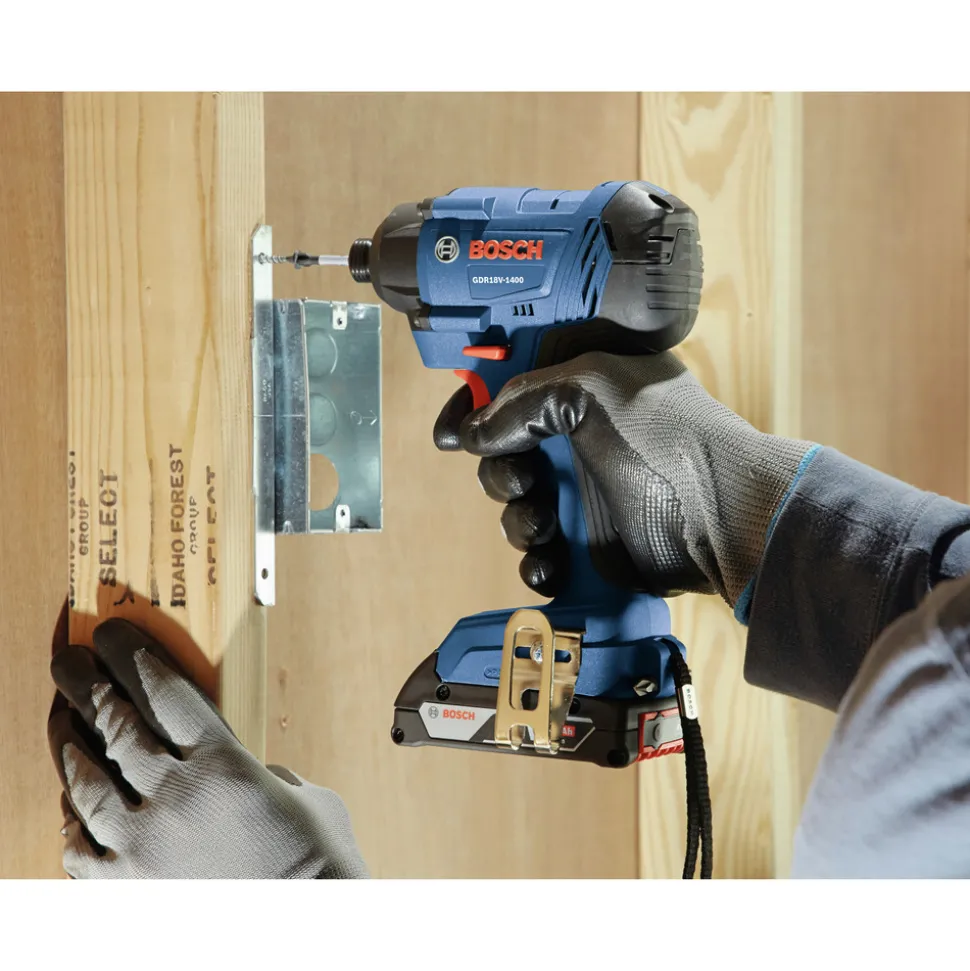 Factory Reconditioned Bosch 18V Compact Lithium-Ion 1/4 in. Cordless Hex Impact Driver Kit (2 Ah)