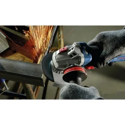 Factory Reconditioned Bosch 18V Lithium-Ion Brushless 4-1/2 - 5 in. Cordless Angle Grinder with Slide Switch (Tool Only)