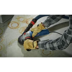 Factory Reconditioned Bosch 120V 10 Amp 4-1/2 in. Corded Ergonomic Angle Grinder with No Lock-On Paddle Switch