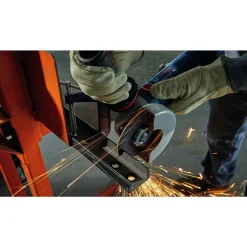 Factory Reconditioned Bosch 120V 10 Amp 4-1/2 in. Corded Ergonomic Angle Grinder with No Lock-On Paddle Switch