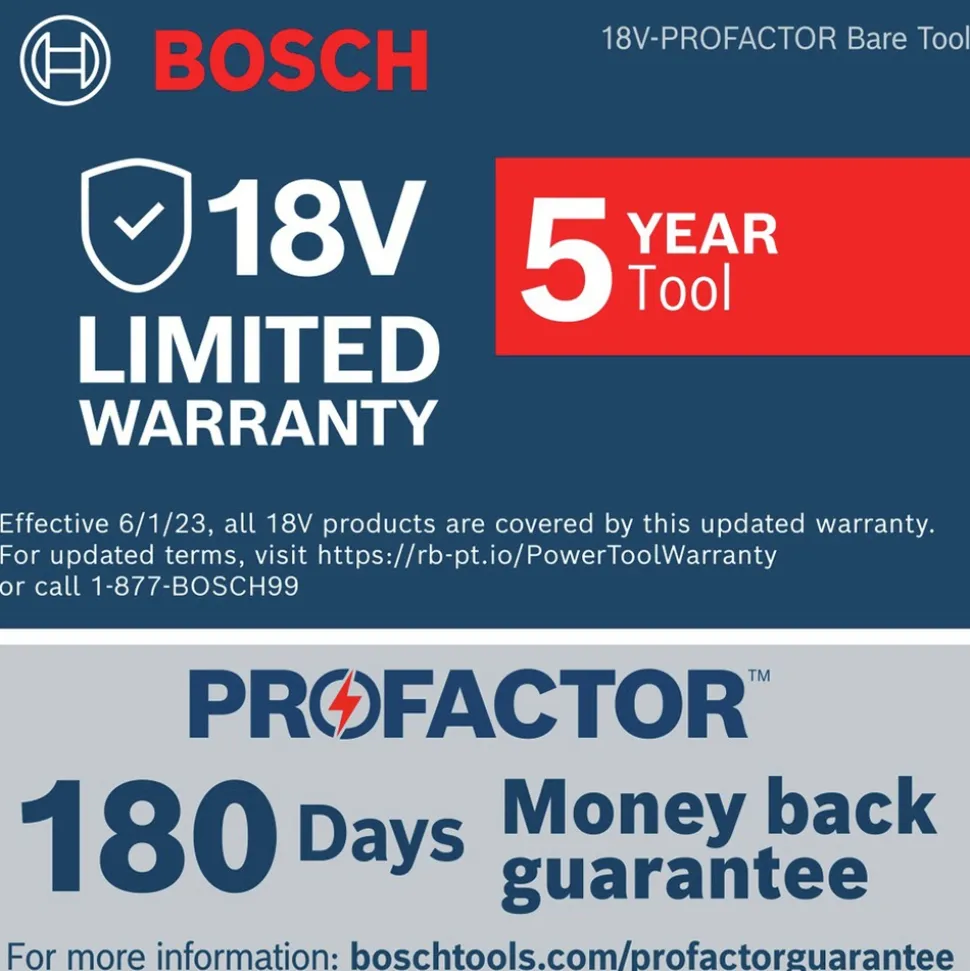 Factory Reconditioned Bosch 18V PROFACTOR Brushless Lithium-Ion 5 in. - 6 in. Cordless X-LOCK Angle Grinder with Paddle Switch (Tool Only)