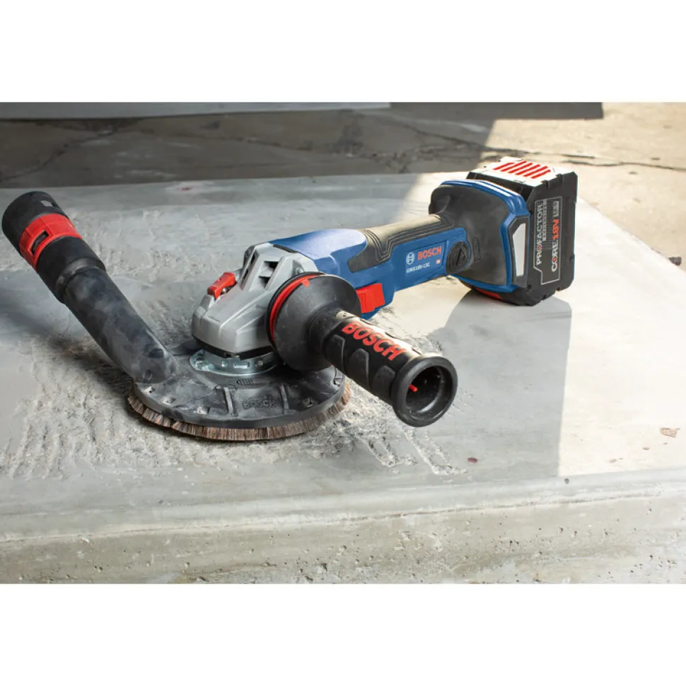 Factory Reconditioned Bosch 18V PROFACTOR Brushless Lithium-Ion 5 - 6 in. Cordless Angle Grinder with Slide Switch (Tool Only)