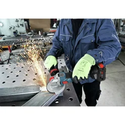 Factory Reconditioned Bosch 18V X-LOCK Brushless Lithium-Ion 4-1/2 - 5 in. Cordless Angle Grinder Kit (8 Ah)