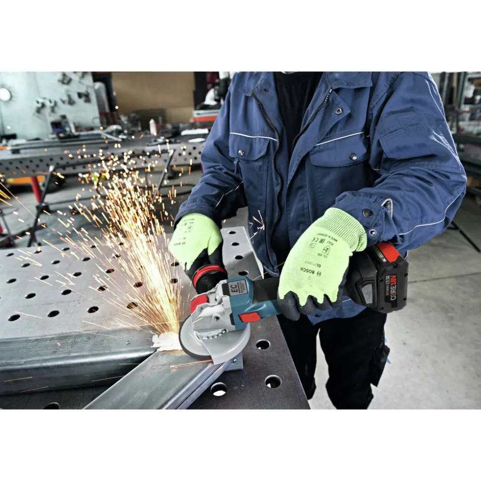 Factory Reconditioned Bosch 18V X-LOCK Brushless Lithium-Ion 4-1/2 - 5 in. Cordless Angle Grinder Kit (8 Ah)