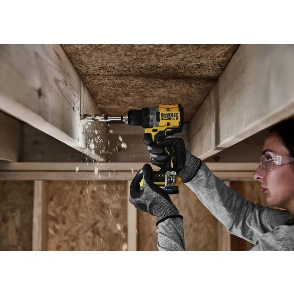 Factory Reconditioned Dewalt 20V MAX XR Brushless Lithium-Ion 1/2 in. Cordless Drill Driver Kit with 2 Batteries (1.7 Ah/2 Ah)