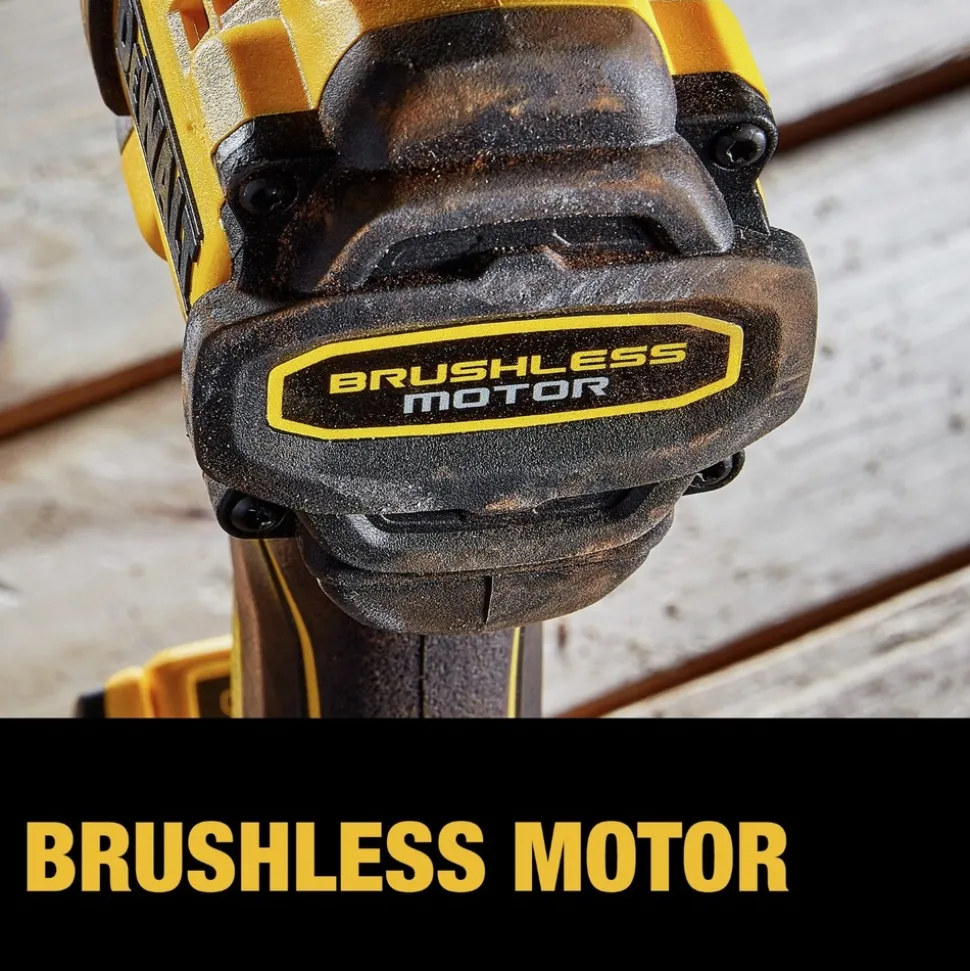 Factory Reconditioned Dewalt 20V MAX XR Brushless Lithium-Ion 1/2 in. Cordless Drill Driver Kit with 2 Batteries (1.7 Ah/2 Ah)