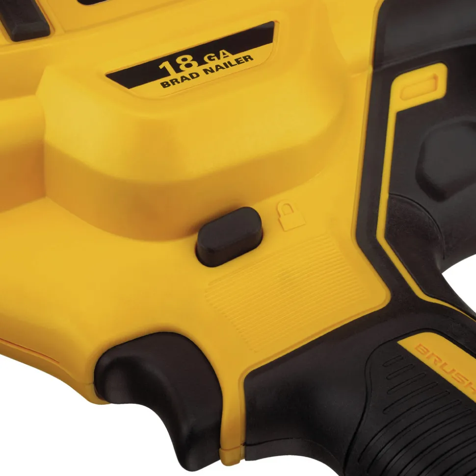 Factory Reconditioned Dewalt 20V MAX XR 18 Gauge Cordless Brad Nailer Kit (2 Ah)