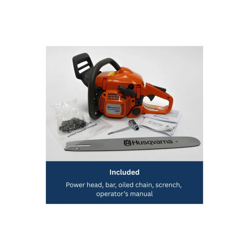 Factory Reconditioned Husqvarna 435 40cc 2.2 HP 435 16 in. Gas Chainsaw
