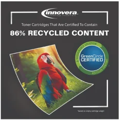 Factory Reconditioned Innovera Remanufactured 5000 Page Yield Replacement Toner Cartridge for HP 508A - Cyan