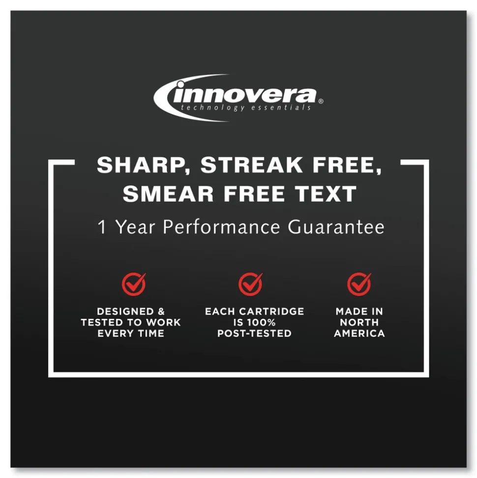 Factory Reconditioned Innovera 3100 Page-Yield Remanufactured MICR Toner Replacement for 26AM - Black