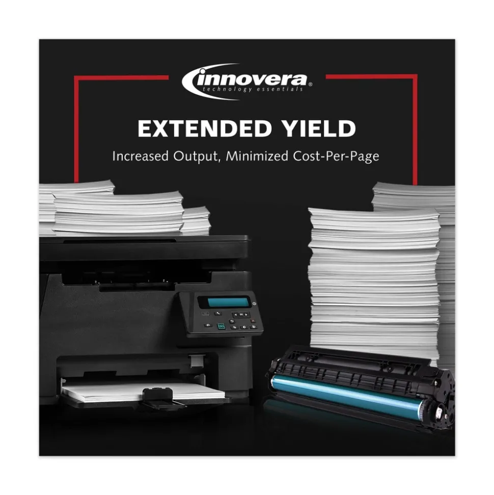 Factory Reconditioned Innovera 3000 Page-Yield Remanufactured High-Yield Toner Replacement for TN760 - Black