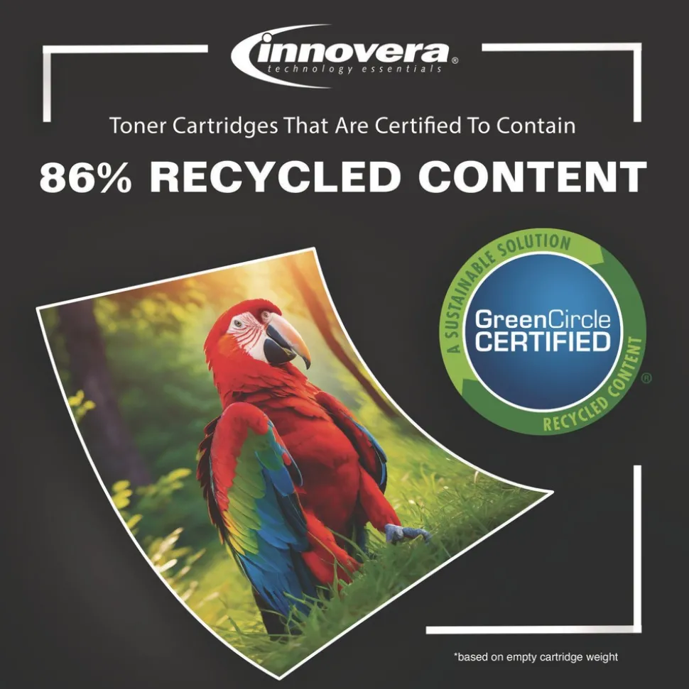 Factory Reconditioned Innovera 3000 Page-Yield Remanufactured High-Yield Toner Replacement for TN760 - Black