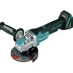 Factory Reconditioned Makita 18V LXT X-LOCK Paddle Switch Brushless Lithium-Ion 4-1/2 in. / 5 in. Cordless Angle Grinder with AFT (Tool Only)