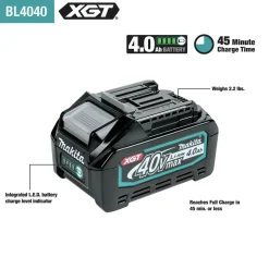 Factory Reconditioned Makita 40V max XGT Brushless Lithium-Ion 17 in. Cordless String Trimmer Kit (4 Ah)