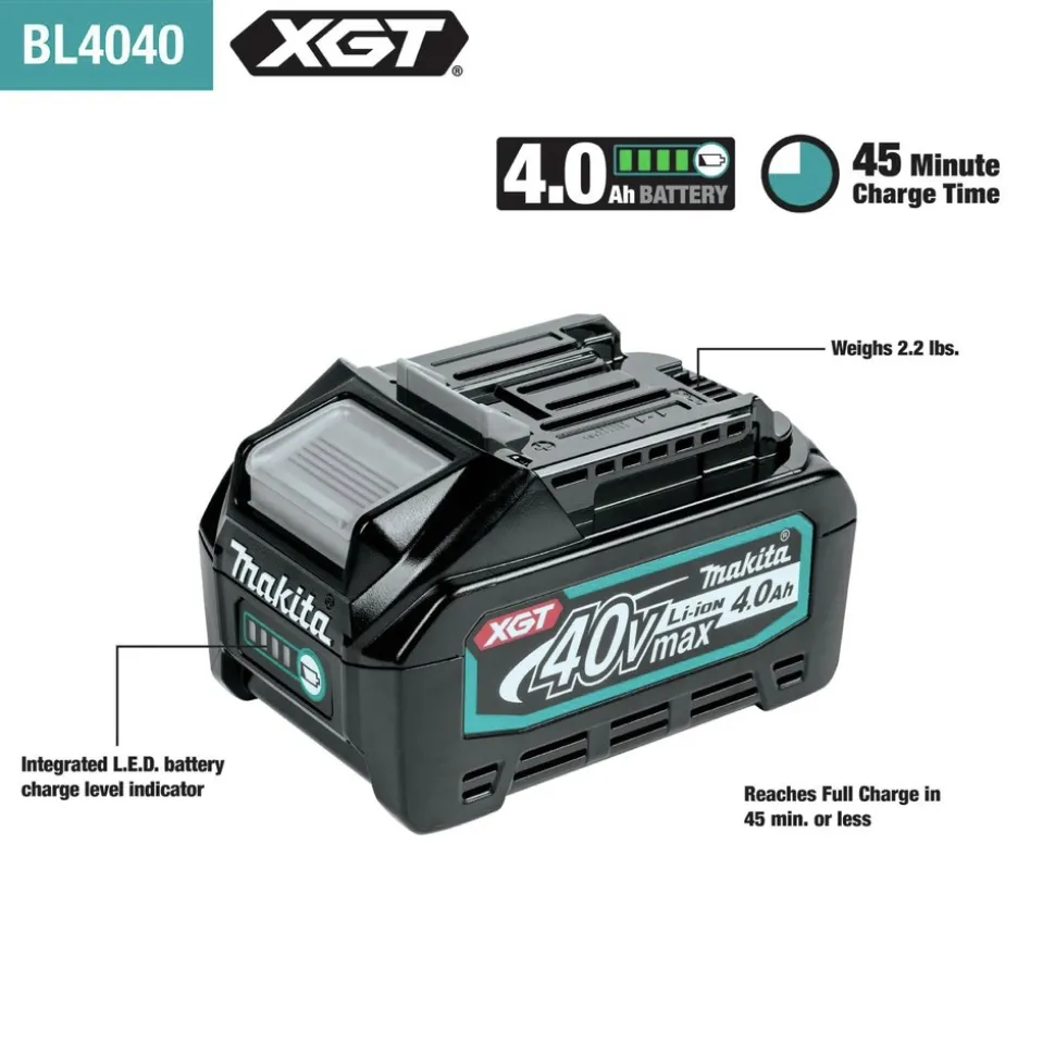 Factory Reconditioned Makita 40V max XGT Brushless Lithium-Ion 17 in. Cordless String Trimmer Kit (4 Ah)