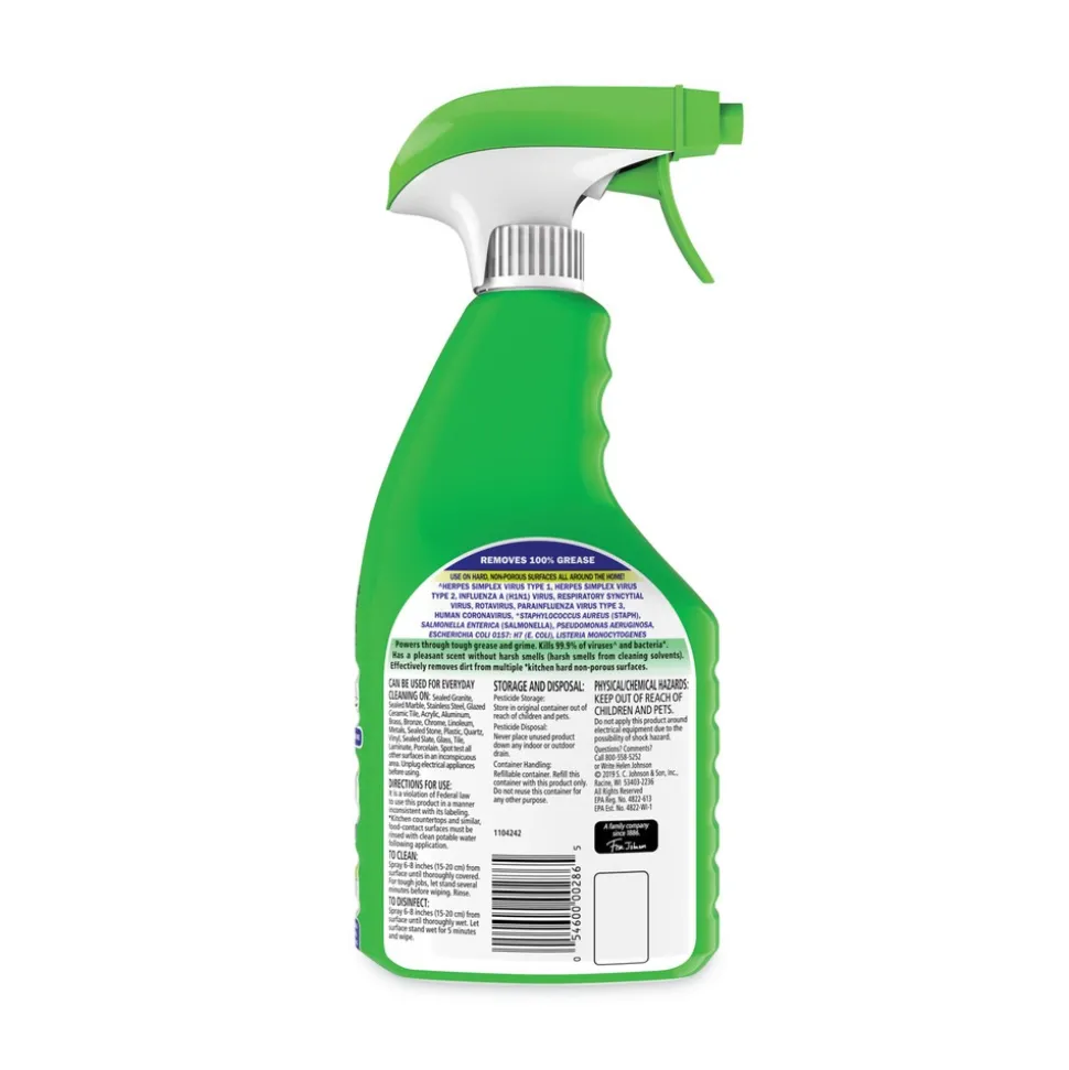 Fantastik 32 oz Disinfectant Multi-Purpose Cleaner - Fresh Scent (8/Carton)