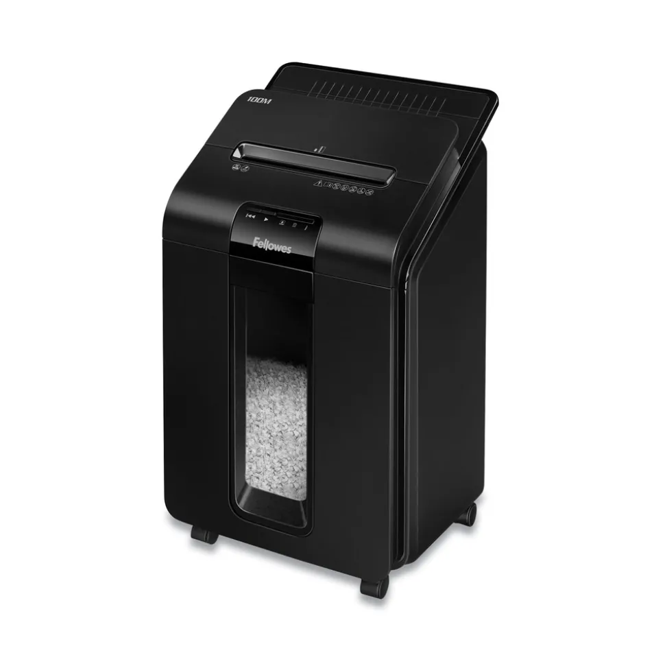 Fellowes Mfg Co. 100 Auto/10 Manual Sheet Capacity Micro-Cut Shredder