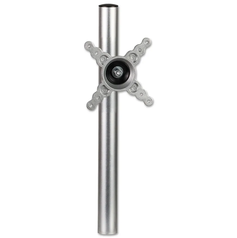 Fellowes Mfg Co. 180 Degree Rotation 180 Degree Pan Lotus Single Monitor Arm Kit for 26 in. Monitors Supports 17 lbs. - Silver