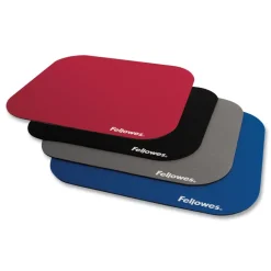 Fellowes Mfg Co. 9 in. x 8 in. Polyester Mouse Pad - Blue