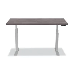 Fellowes Mfg Co. Levado 48 in. x 24 in. Laminate Table Top - Gray Ash