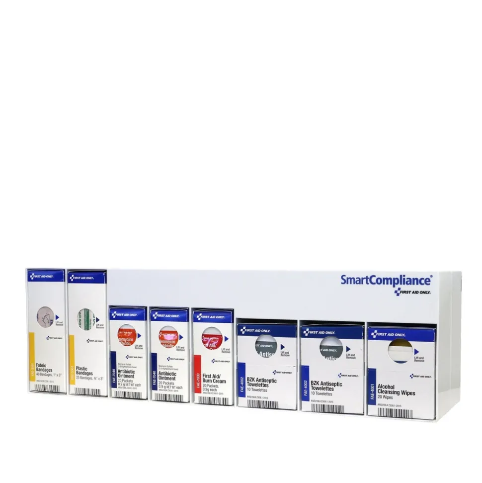 First Aid Only 135-Piece RetroFit Clean Treat and Protect Plastic Case