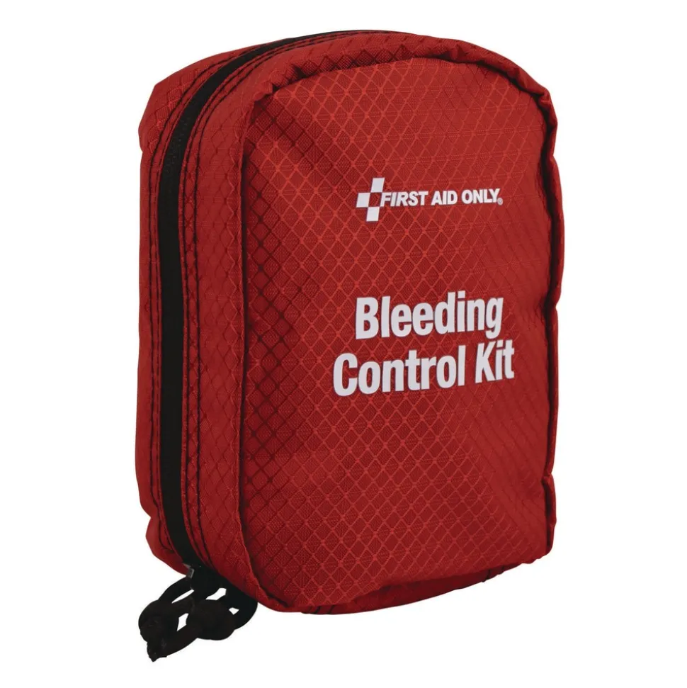First Aid Only 16-Piece Right Response Bleeding Control Kit for Limb and Chest Wounds