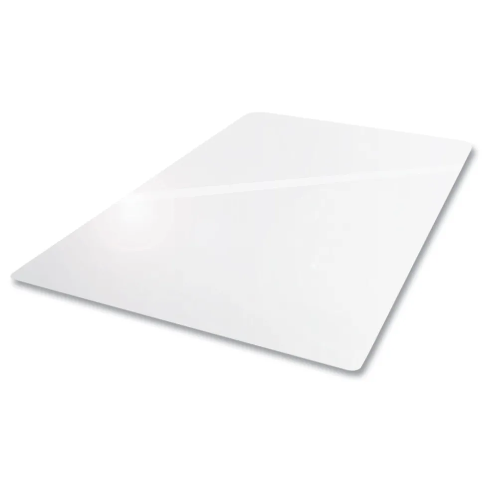 Floortex Cleartex Ultimat 48 in. x 60 in. Polycarbonate Chair Mat for Low/Medium Pile Carpet - Clear