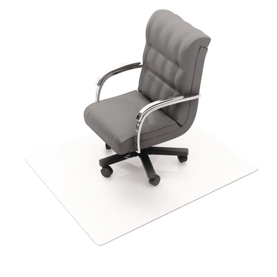 Floortex Cleartex Unomat 60 in. x 48 in. Anti-Slip Chair Mat for Hard Floors and Flat Pile Carpets - Clear