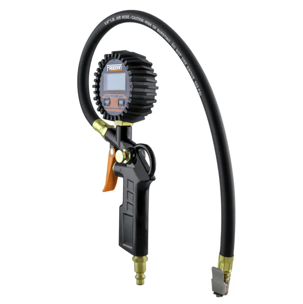 Freeman Digital Tire Inflator and High Flow Blow Gun Kit