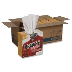Georgia-Pacific 9.1 in. x 16.5 in. Medium Weight HEF Shop Towels (100/Box)