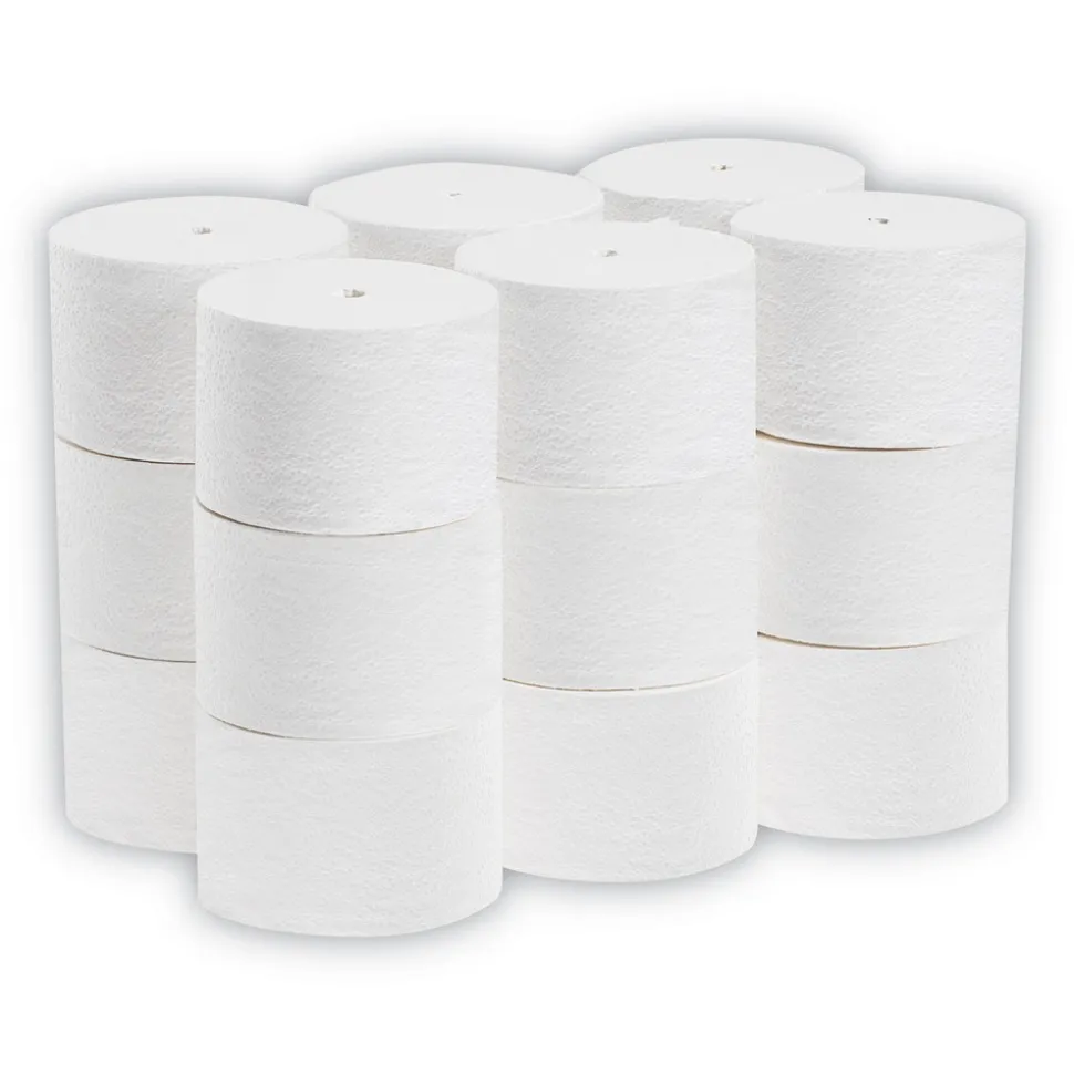 Georgia Pacific Professional 2-Ply Angel Soft PS Compact Coreless Premium Bathroom Tissue - White (18/Carton)