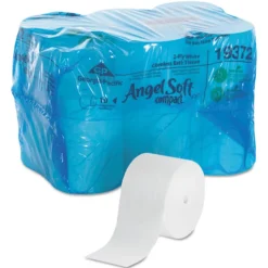 Georgia Pacific Professional 19372 Coreless 2 Ply Bath Tissue - White (18/Carton)