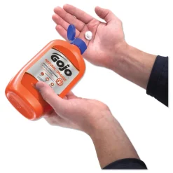 GOJO Industries 14 oz. NATURAL ORANGE Pumice Hand Cleaner - Citrus Scent