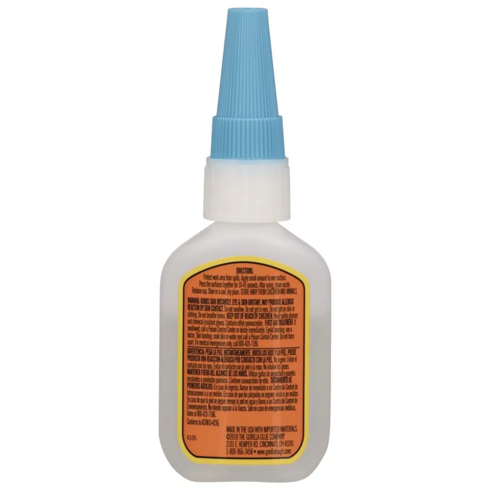 Gorilla Glue Dries Clear 0.88 oz. Super Glue