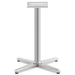 HON Arrange 25.59 in. x 27.89 in. X-Base for 36 in. Tops - Silver