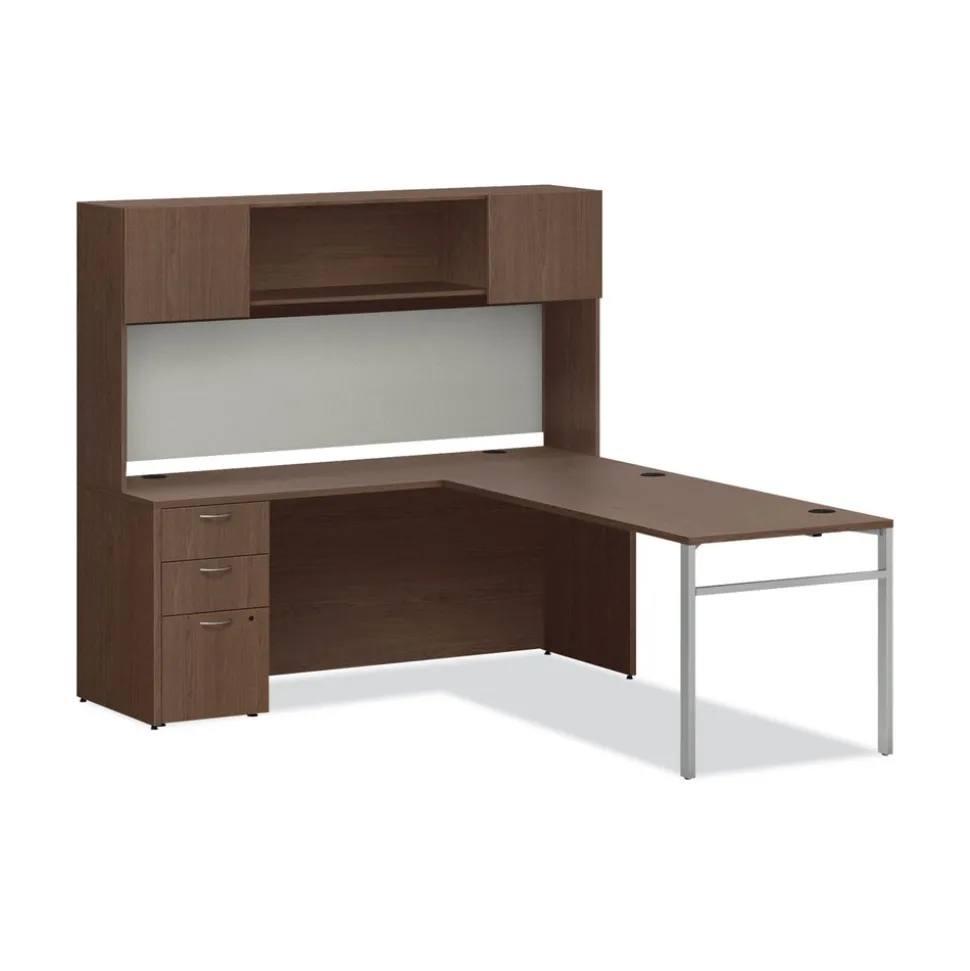 HON 17.86 in. x 14.82 in. Mod Laminate Doors for 72 in. Mod Desk Hutch - Sepia Walnut (2/Carton)