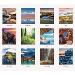 House of Doolittle Earthscapes 18.5 in. x 13 in. 12-Month (Jan to Dec) 2026 Scenic Desk Pad Calendar - Scenic Photos