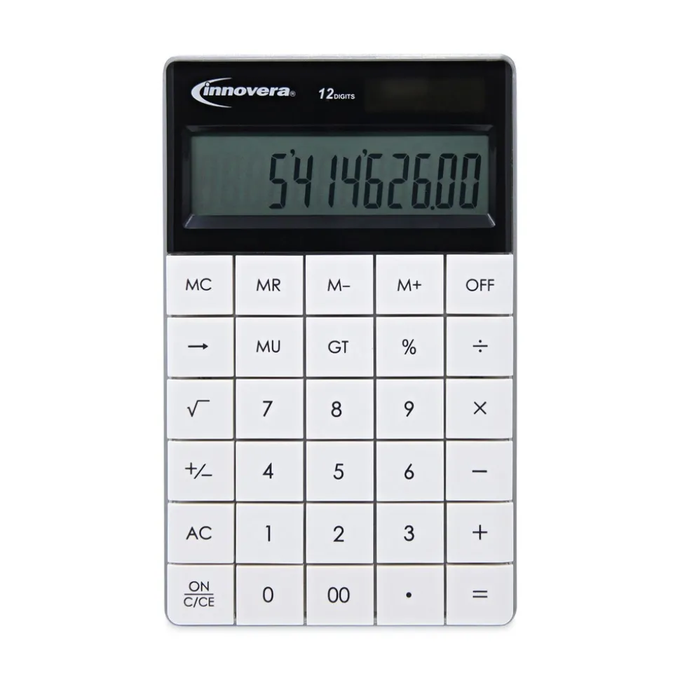 Innovera 12-Digit LCD Large Button Calculator
