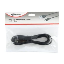 Innovera 10 ft. USB to Micro USB Cable - Black