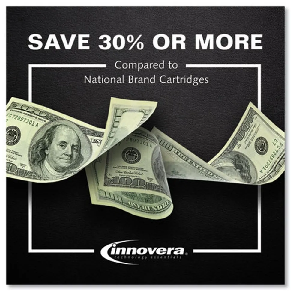 Innovera IVR83360 Remanufactured 9000 Page Yield Toner Cartridge for Lexmark E360H21A - Black