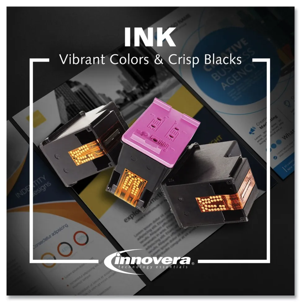 Innovera IVRT410XL420 650 Page-Yield Remanufactured High-Yield Ink Replacement for T410XL - Yellow