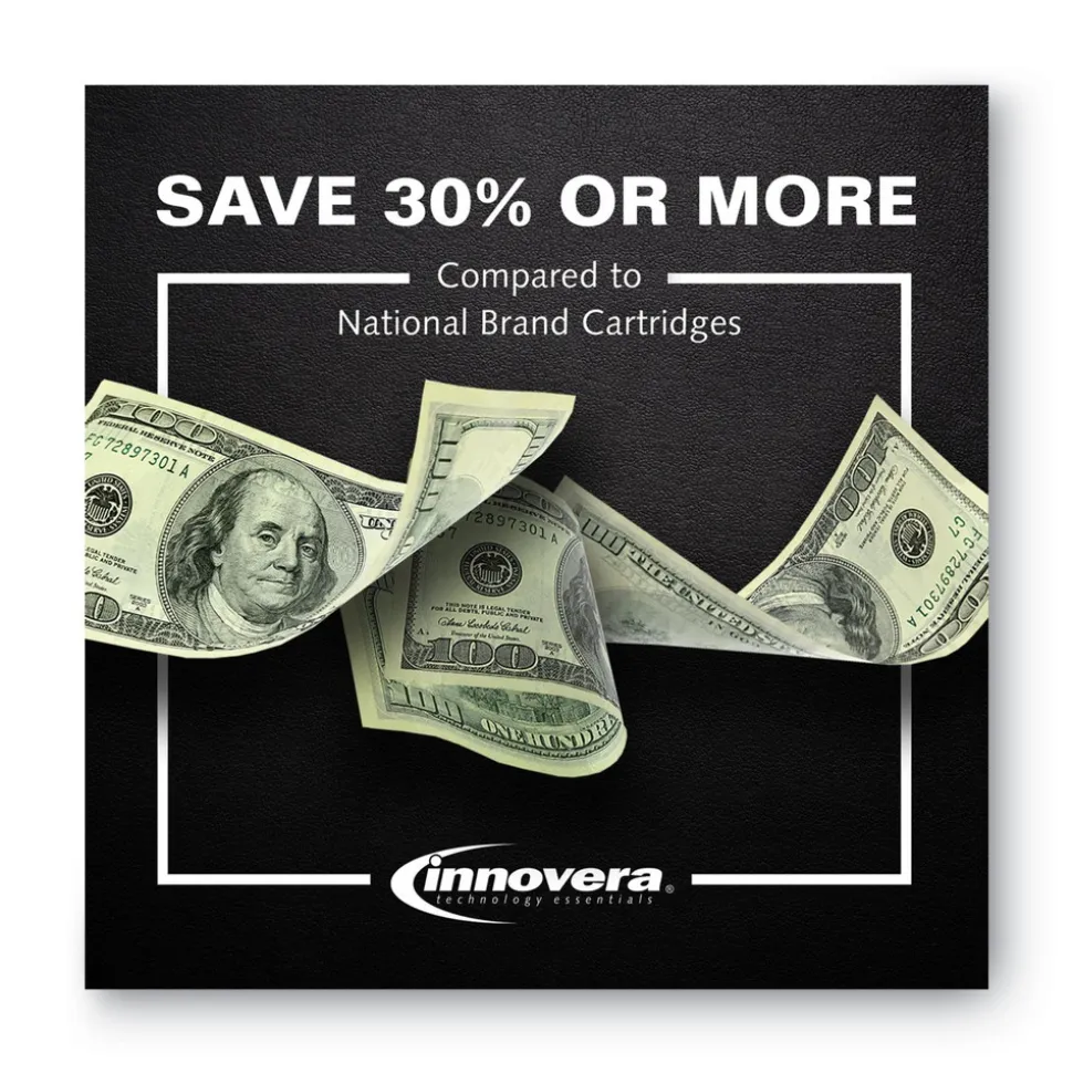 Innovera 3,500 Page-Yield Remanufactured Ink Replacement for 972 - Black