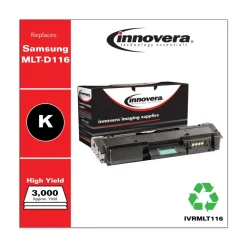 Innovera Remanufactured Black Toner Replacement for MLT-D116L 3000 Page-Yield