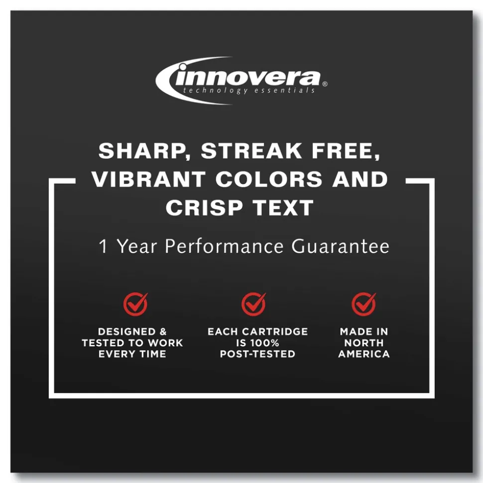 Innovera Remanufactured 500/165 Page-Yield Replacement Ink for T200XL/T200 (T200XL-BCS) - Black/Cyan/Magenta/Yellow